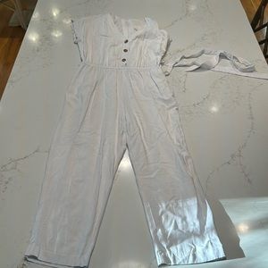 Gap White Jumpsuit - Medium